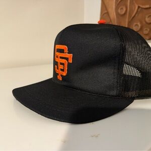 Black and Orange Trucker Hat